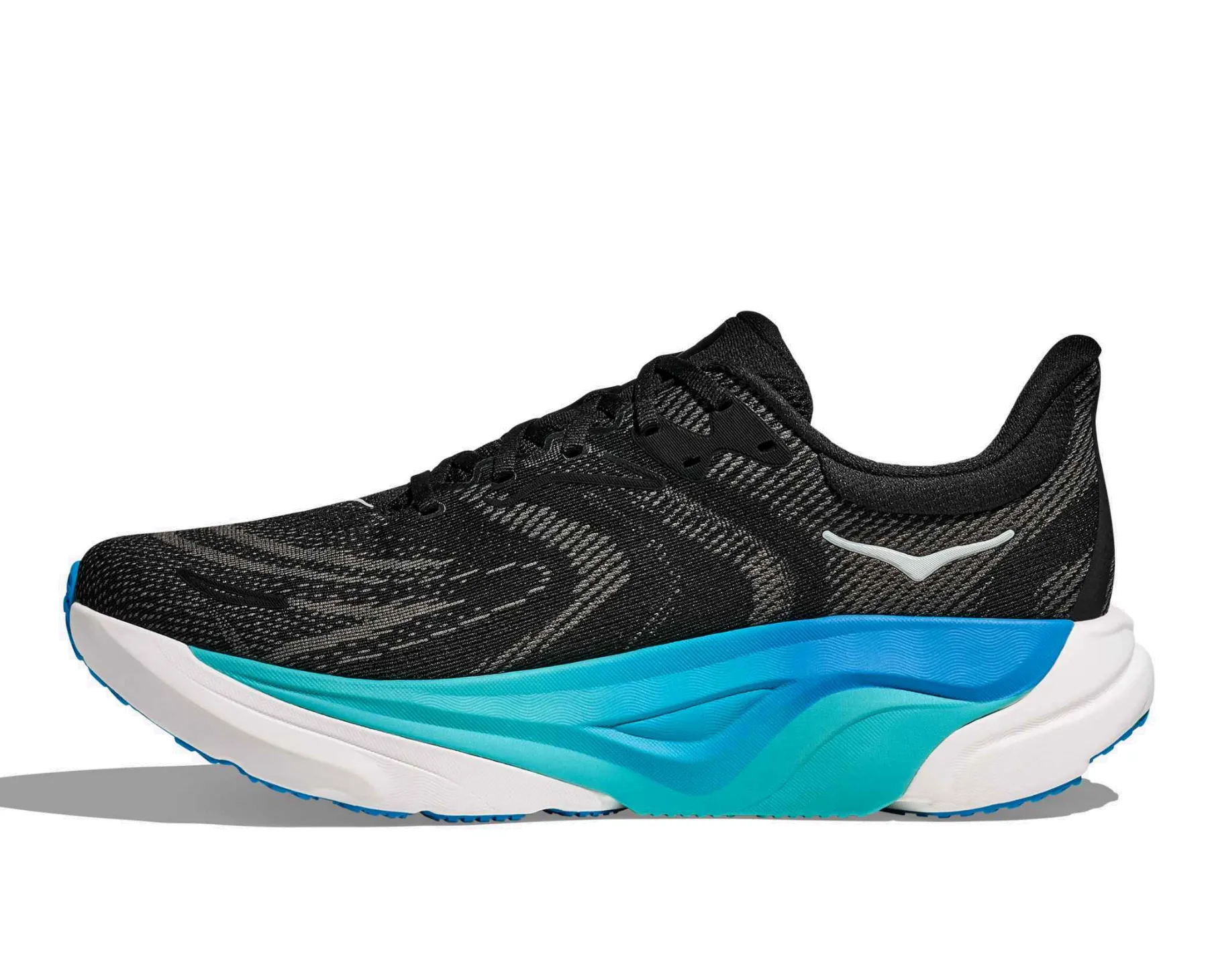 HOKA Men's ARAHI 8 BLACK/ SKYWARD BLUE