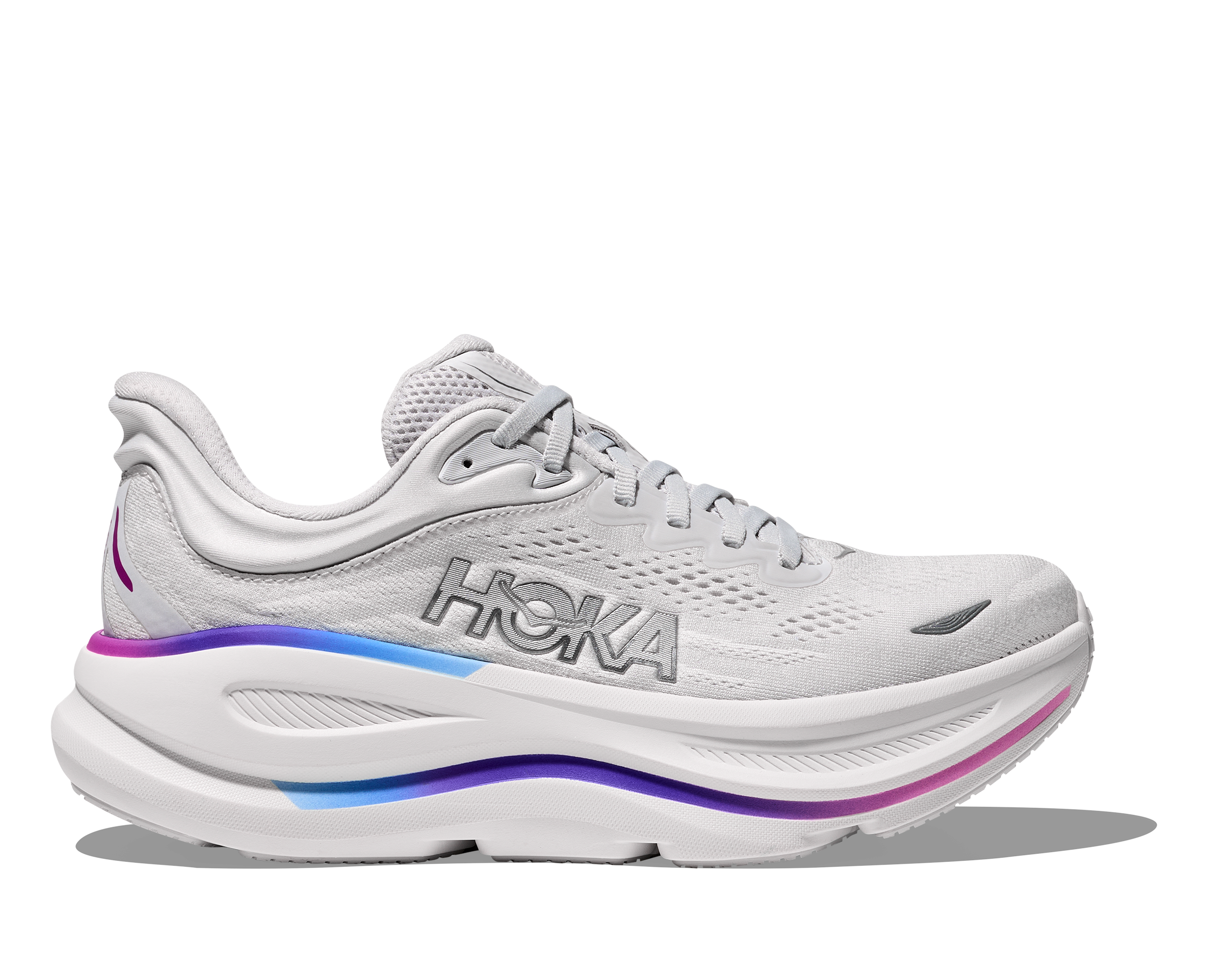 HOKA WOMEN'S BONDI 9 COSMIC GREY/ WHITE