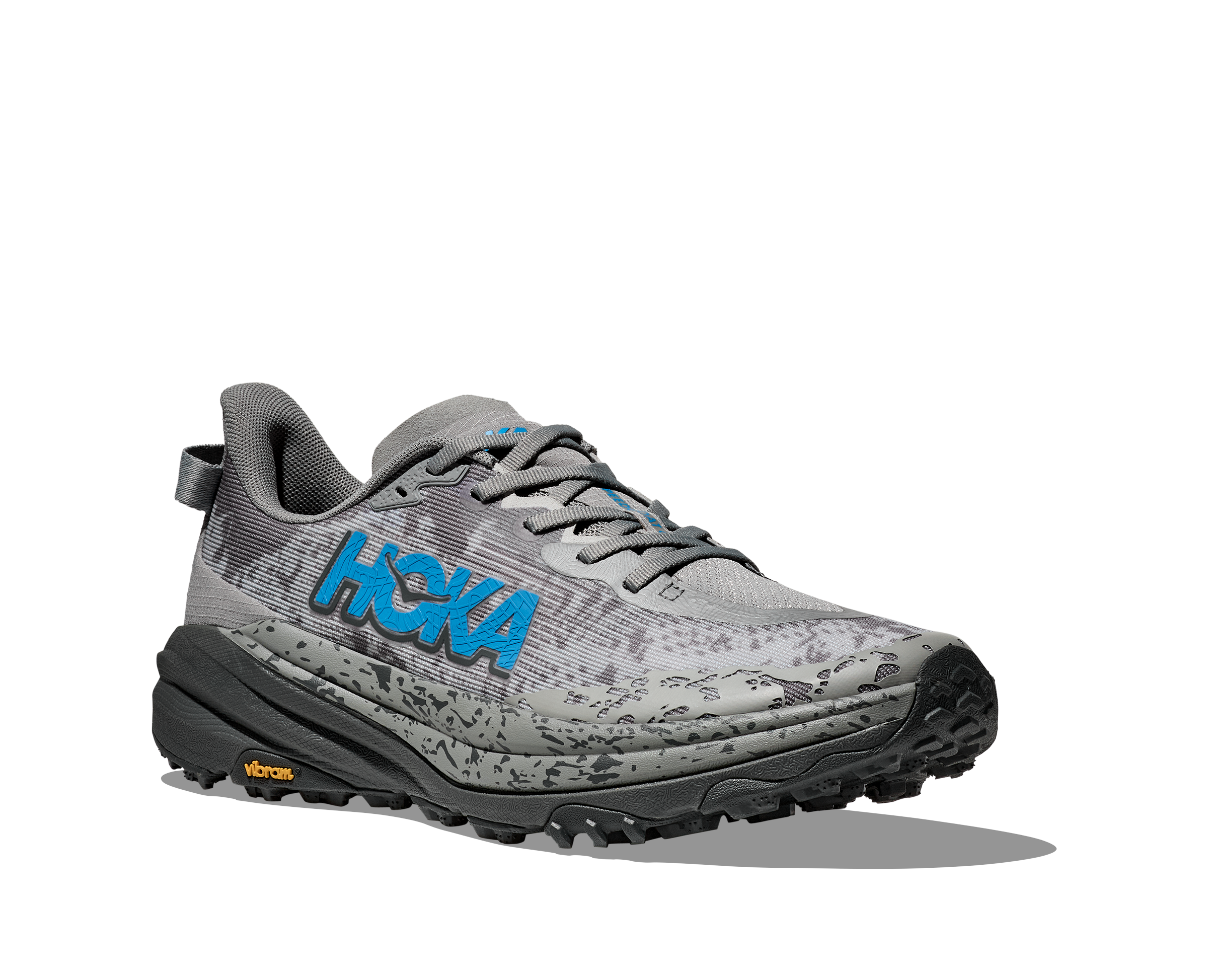 HOKA MEN'S SPEEDGOAT 6 GALACTIC GREY/HOKA BLUE