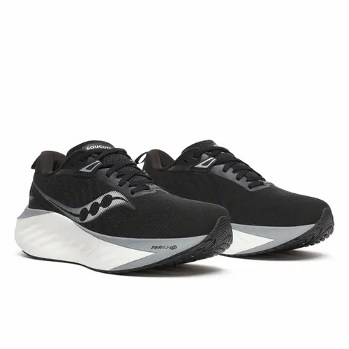 Saucony WOMEN'S TRIUMPH 22 (D WIDE) Black/White