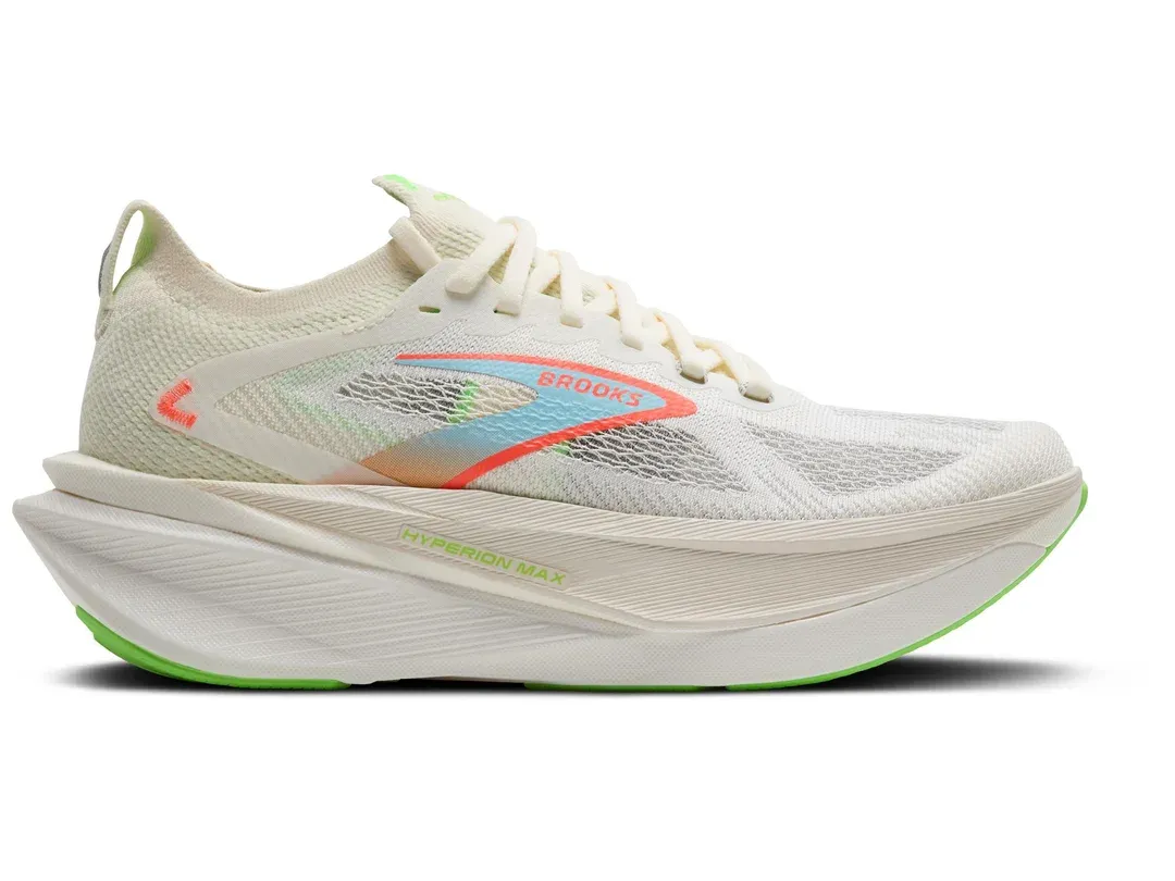 Brooks Women's Hyperion Max 3 Coconut/GreenGecko/Pink Clay